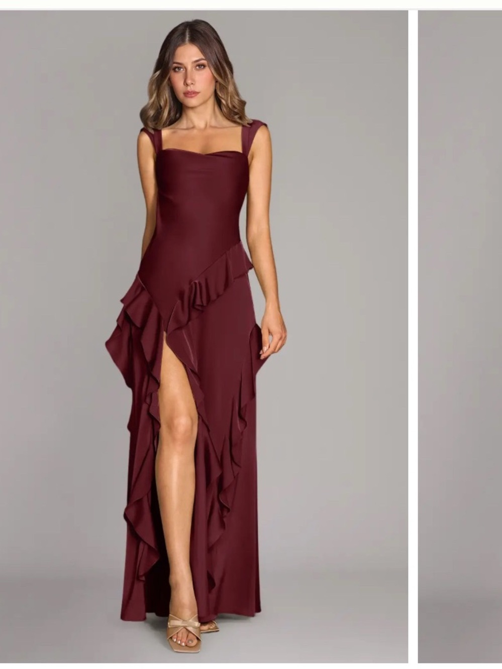 Azazie Cabernet Sloane Dress